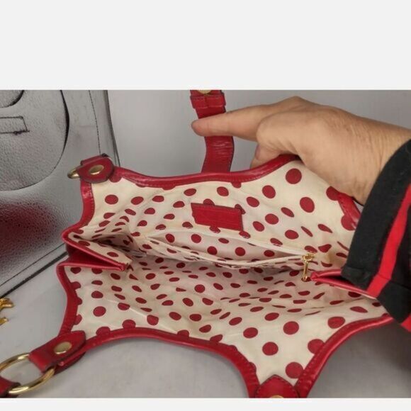 NY and C Red leather handbag‎ - Picture 7 of 8